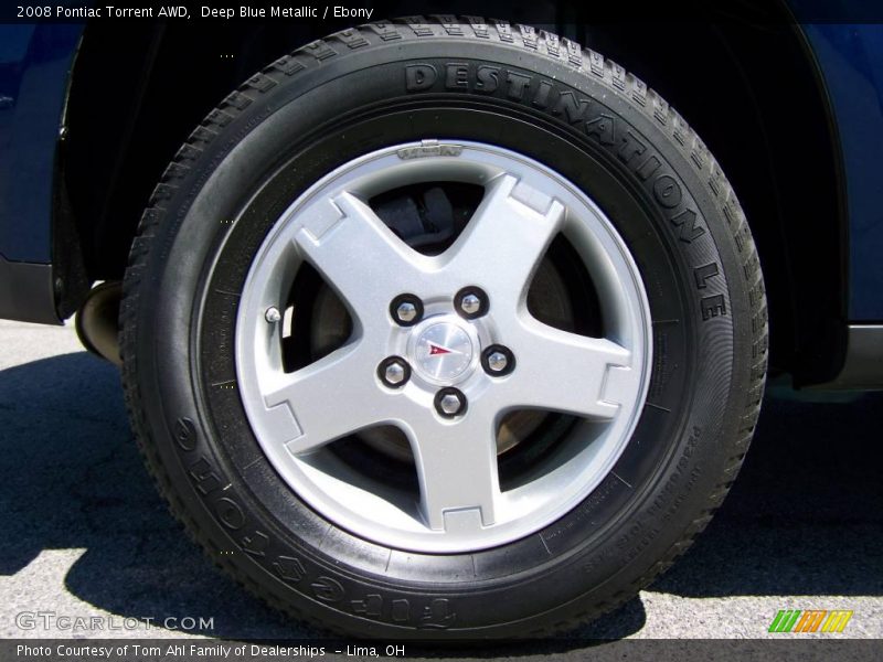 Deep Blue Metallic / Ebony 2008 Pontiac Torrent AWD