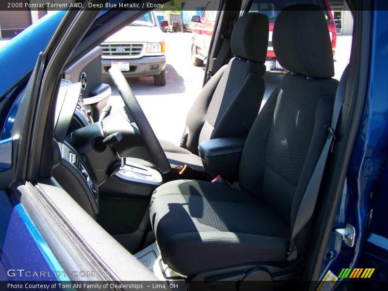 Deep Blue Metallic / Ebony 2008 Pontiac Torrent AWD