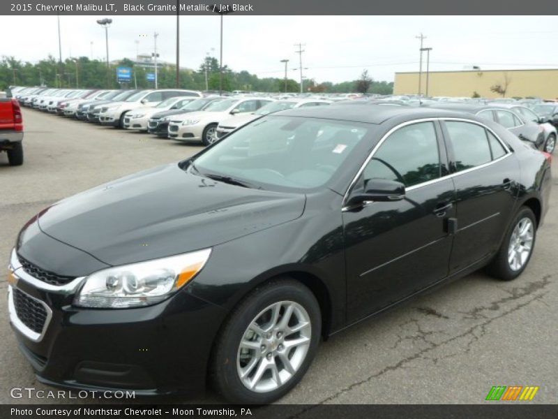 Black Granite Metallic / Jet Black 2015 Chevrolet Malibu LT
