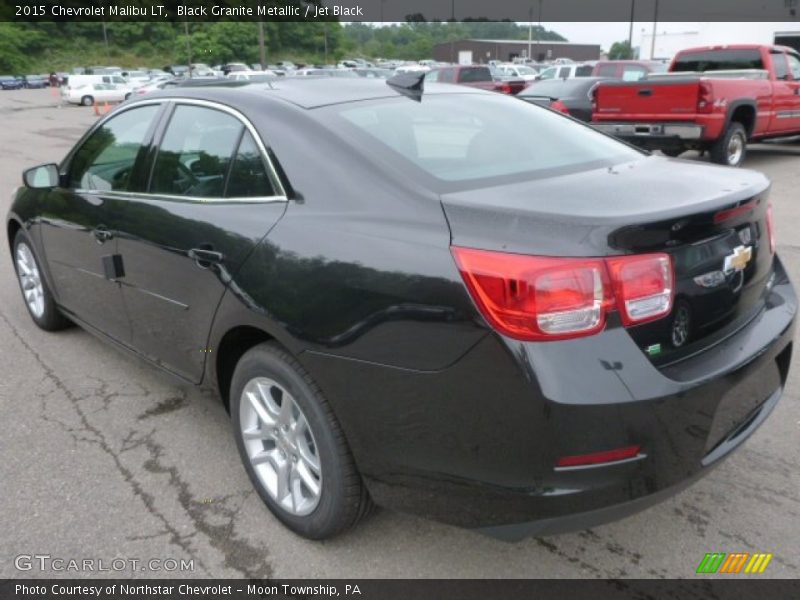 Black Granite Metallic / Jet Black 2015 Chevrolet Malibu LT