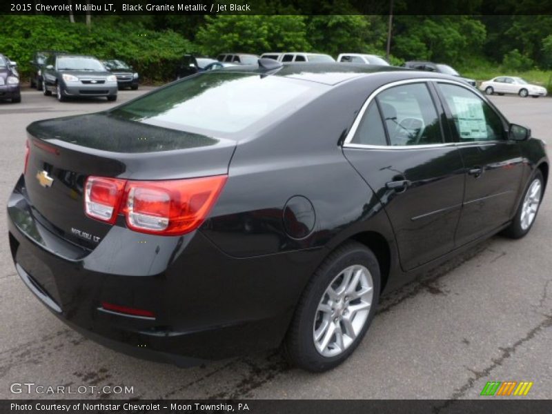 Black Granite Metallic / Jet Black 2015 Chevrolet Malibu LT