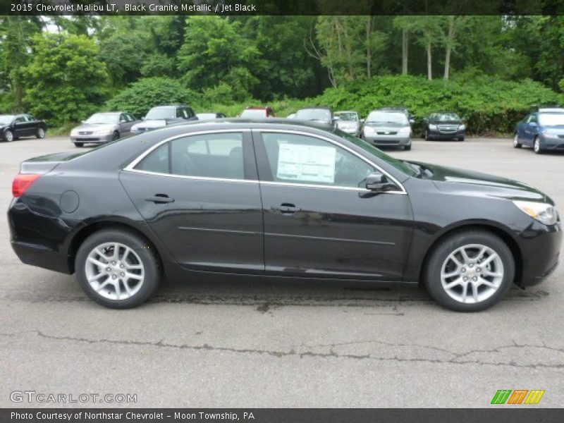 Black Granite Metallic / Jet Black 2015 Chevrolet Malibu LT