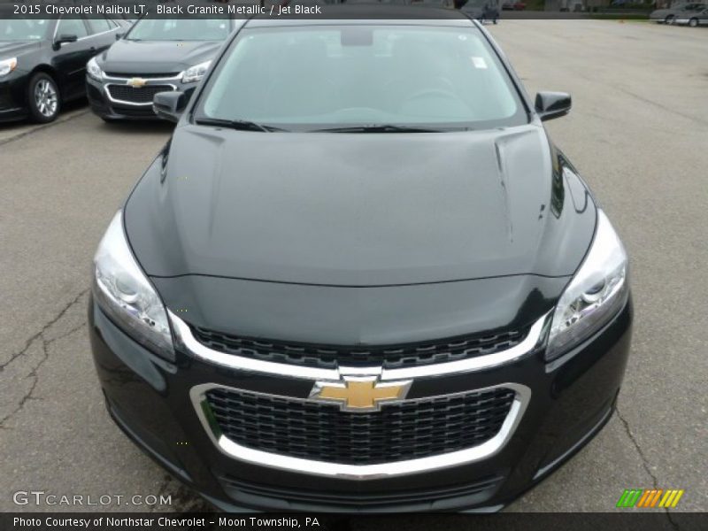 Black Granite Metallic / Jet Black 2015 Chevrolet Malibu LT