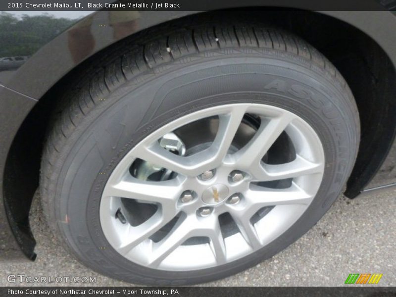 Black Granite Metallic / Jet Black 2015 Chevrolet Malibu LT