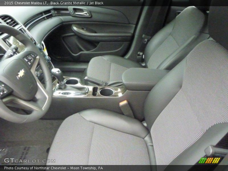 Black Granite Metallic / Jet Black 2015 Chevrolet Malibu LT