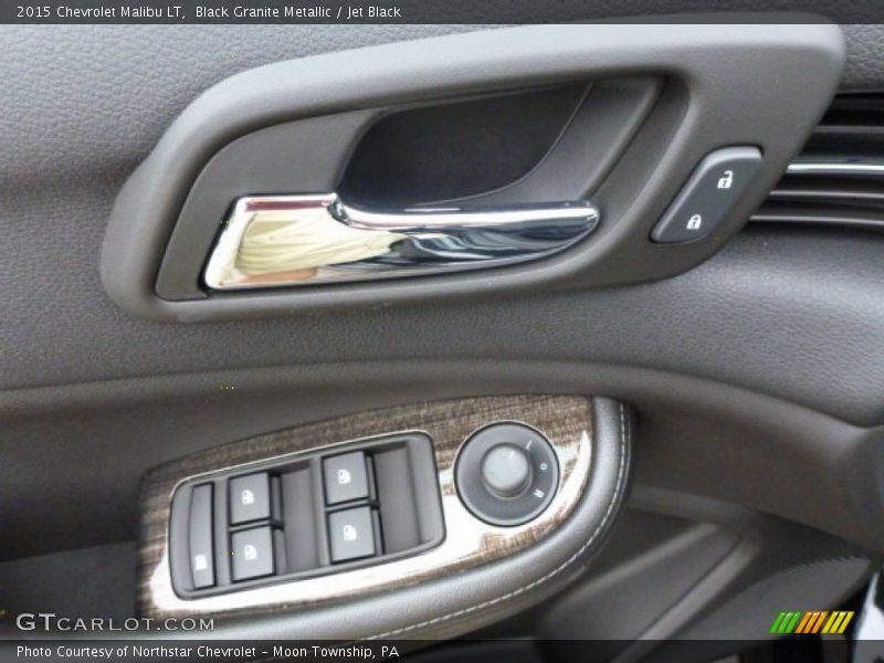 Black Granite Metallic / Jet Black 2015 Chevrolet Malibu LT