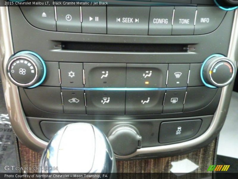 Black Granite Metallic / Jet Black 2015 Chevrolet Malibu LT