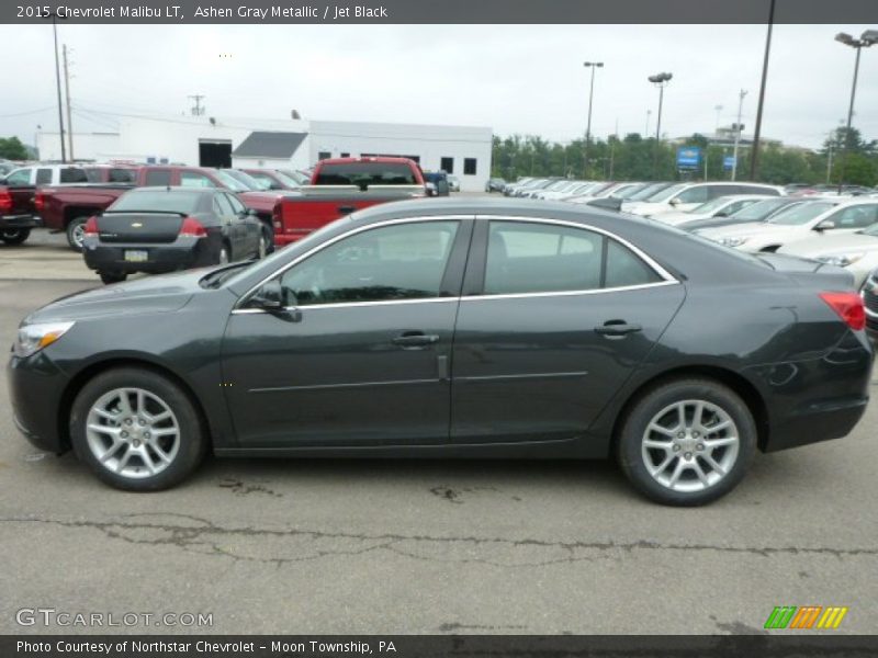 Ashen Gray Metallic / Jet Black 2015 Chevrolet Malibu LT