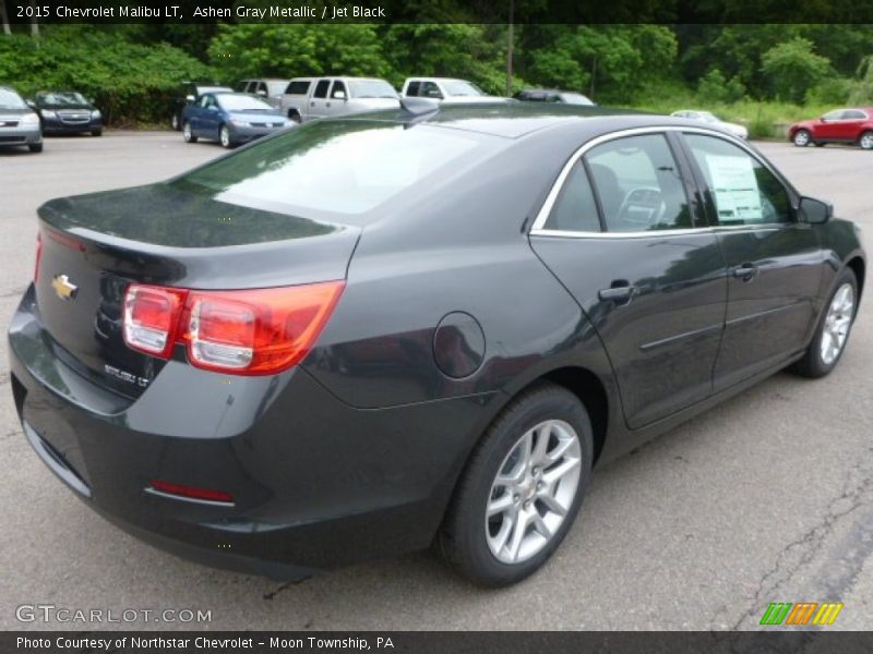 Ashen Gray Metallic / Jet Black 2015 Chevrolet Malibu LT