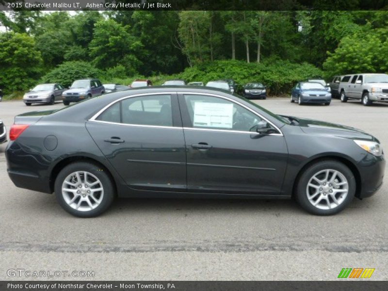 Ashen Gray Metallic / Jet Black 2015 Chevrolet Malibu LT