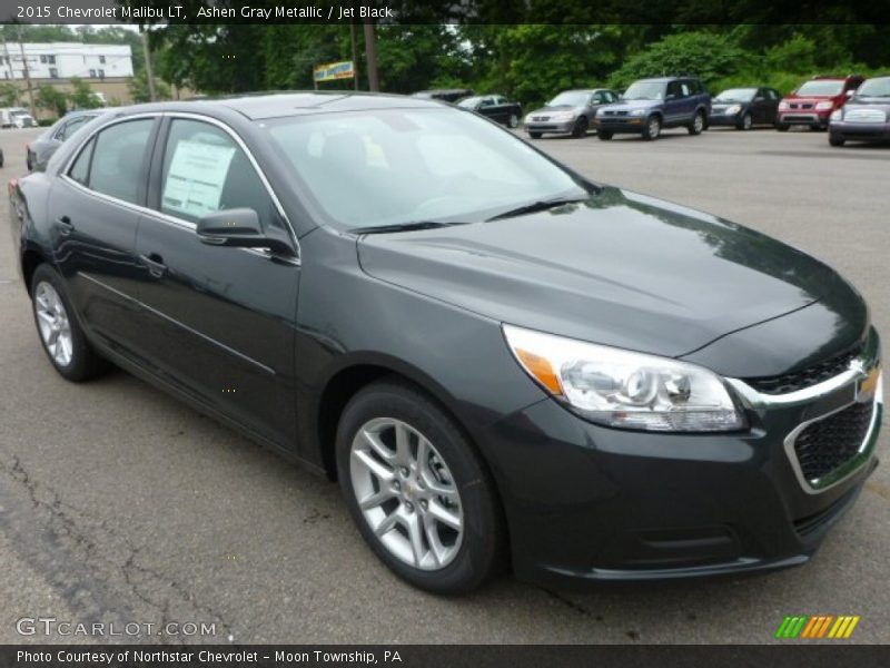 Ashen Gray Metallic / Jet Black 2015 Chevrolet Malibu LT