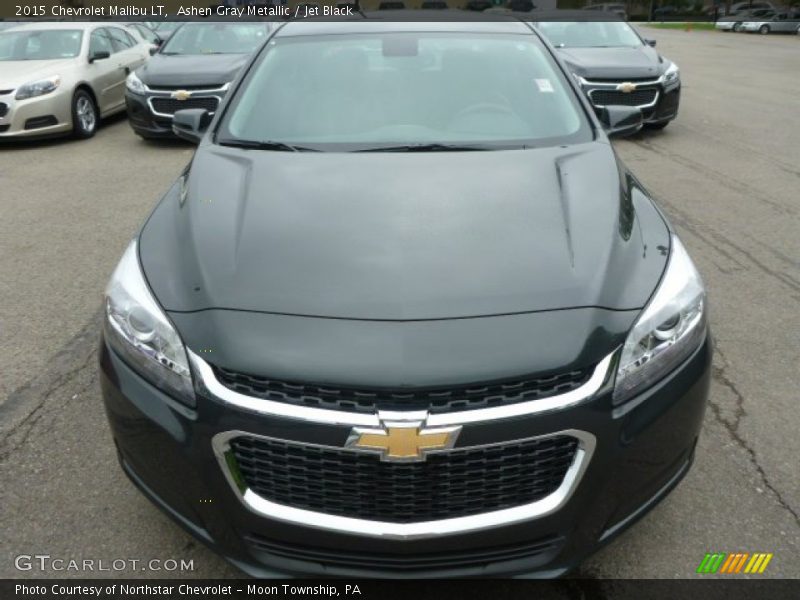 Ashen Gray Metallic / Jet Black 2015 Chevrolet Malibu LT