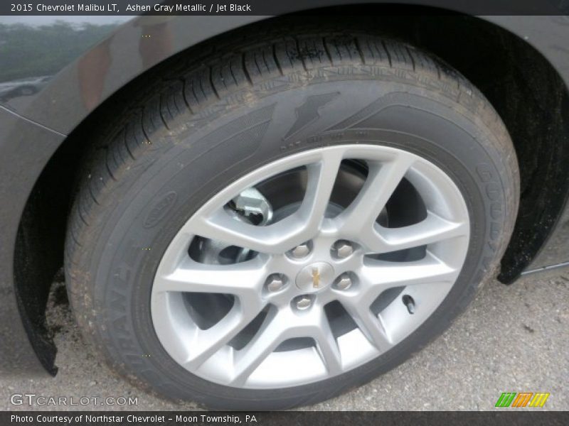 Ashen Gray Metallic / Jet Black 2015 Chevrolet Malibu LT