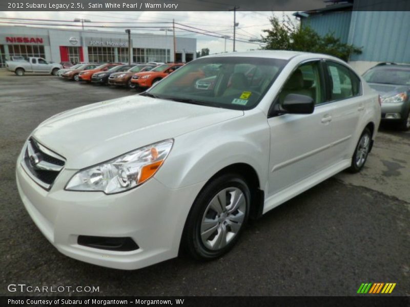 Satin White Pearl / Warm Ivory 2012 Subaru Legacy 2.5i