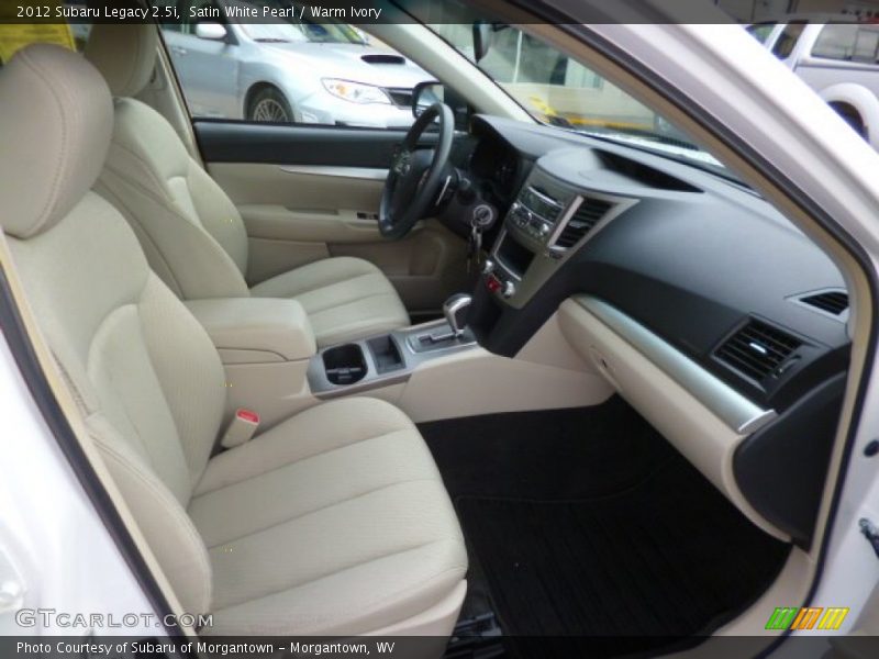 Satin White Pearl / Warm Ivory 2012 Subaru Legacy 2.5i