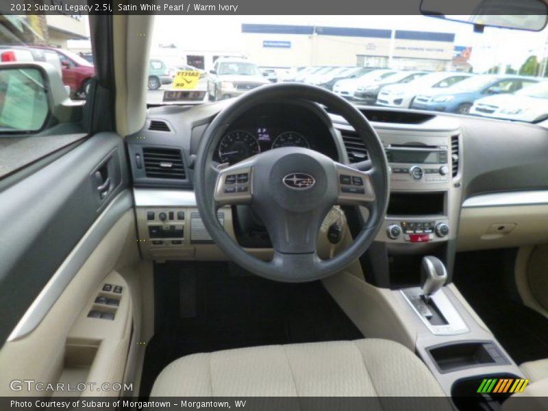 Satin White Pearl / Warm Ivory 2012 Subaru Legacy 2.5i