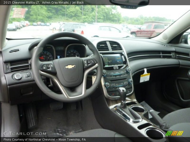 Ashen Gray Metallic / Jet Black 2015 Chevrolet Malibu LT