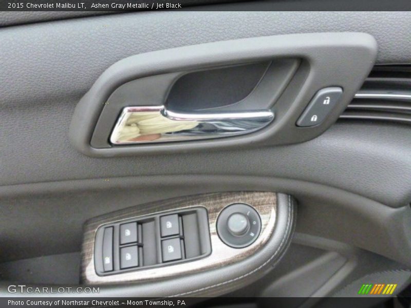 Ashen Gray Metallic / Jet Black 2015 Chevrolet Malibu LT