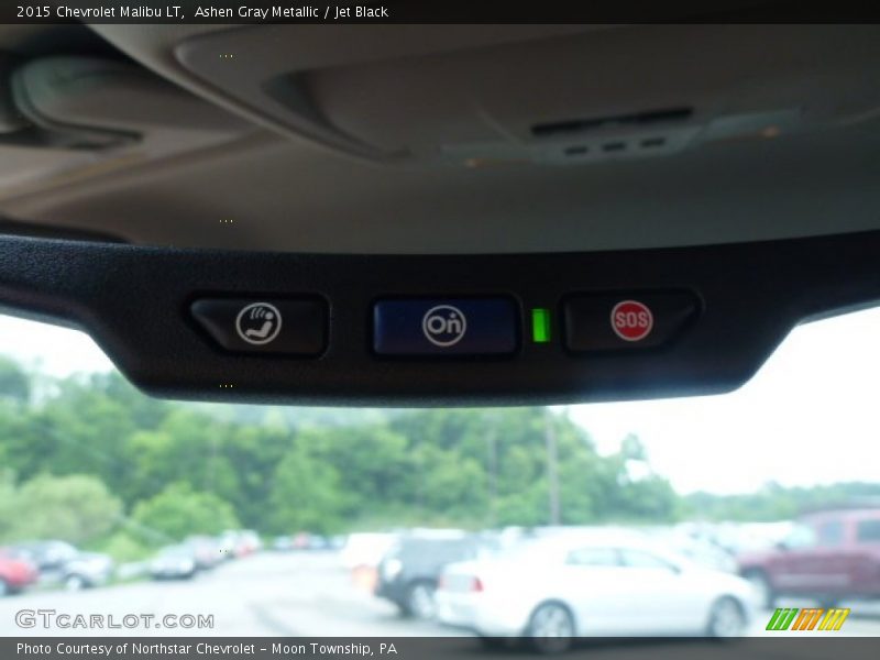 Ashen Gray Metallic / Jet Black 2015 Chevrolet Malibu LT