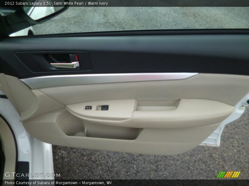 Satin White Pearl / Warm Ivory 2012 Subaru Legacy 2.5i