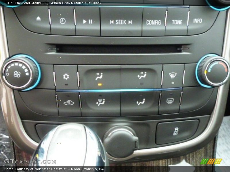 Ashen Gray Metallic / Jet Black 2015 Chevrolet Malibu LT