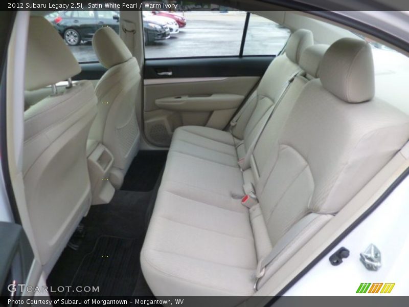 Satin White Pearl / Warm Ivory 2012 Subaru Legacy 2.5i