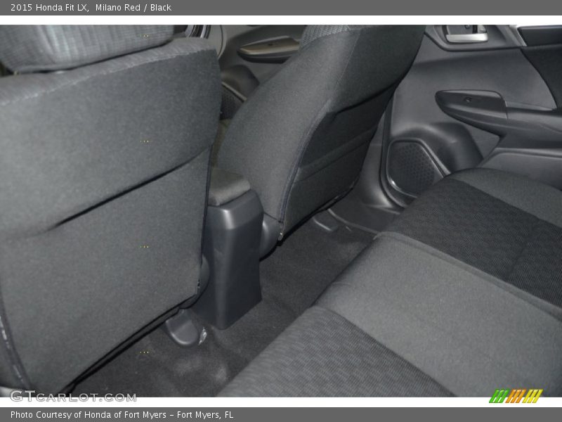 Milano Red / Black 2015 Honda Fit LX
