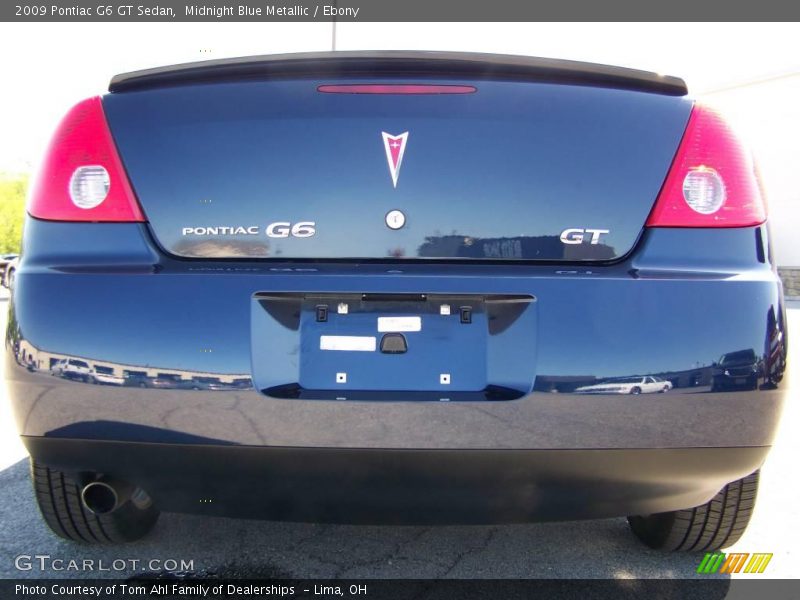 Midnight Blue Metallic / Ebony 2009 Pontiac G6 GT Sedan