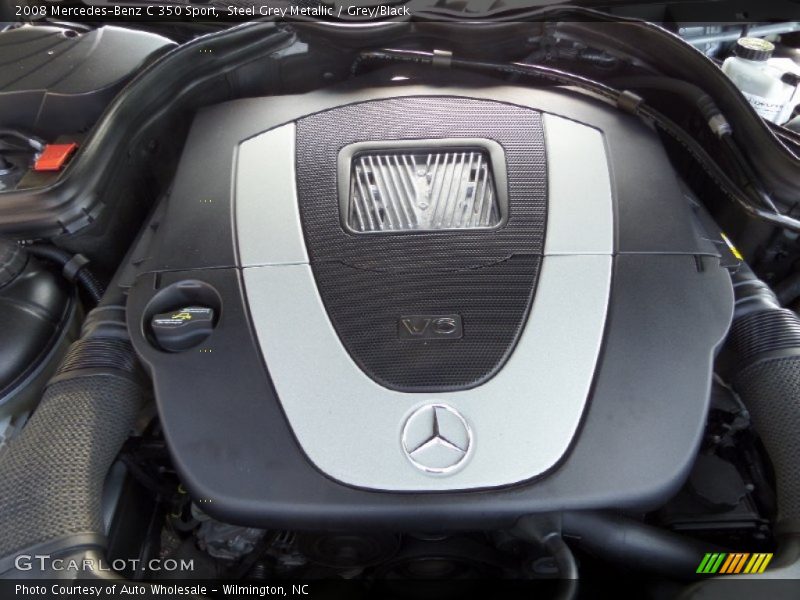 Steel Grey Metallic / Grey/Black 2008 Mercedes-Benz C 350 Sport