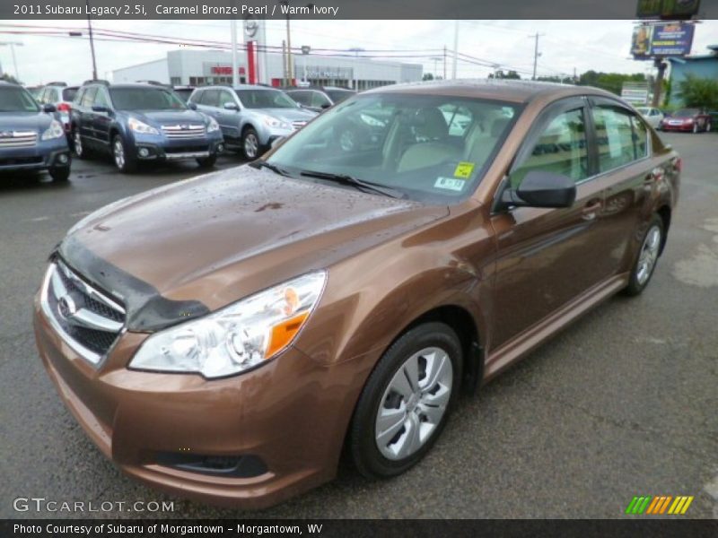 Caramel Bronze Pearl / Warm Ivory 2011 Subaru Legacy 2.5i