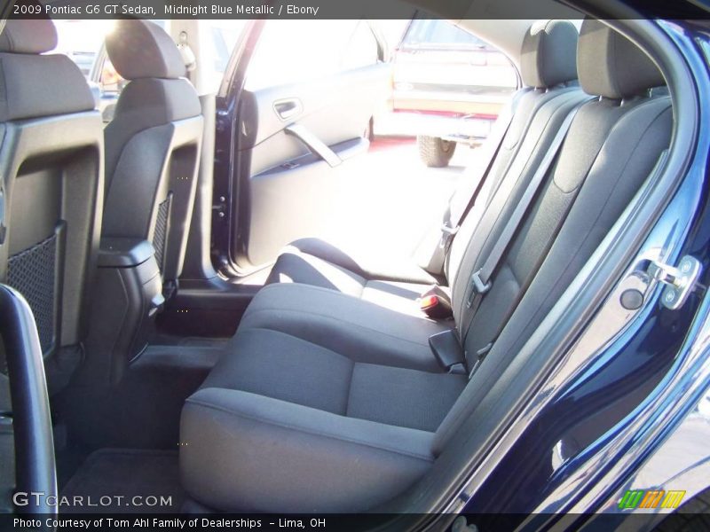 Midnight Blue Metallic / Ebony 2009 Pontiac G6 GT Sedan