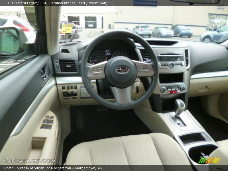Caramel Bronze Pearl / Warm Ivory 2011 Subaru Legacy 2.5i