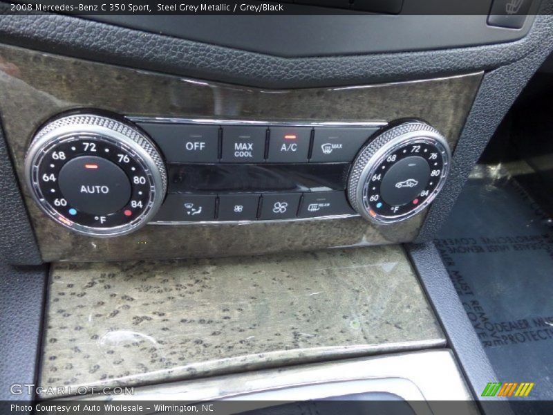 Steel Grey Metallic / Grey/Black 2008 Mercedes-Benz C 350 Sport