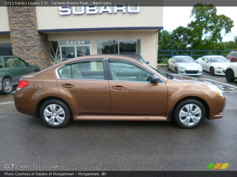 Caramel Bronze Pearl / Warm Ivory 2011 Subaru Legacy 2.5i