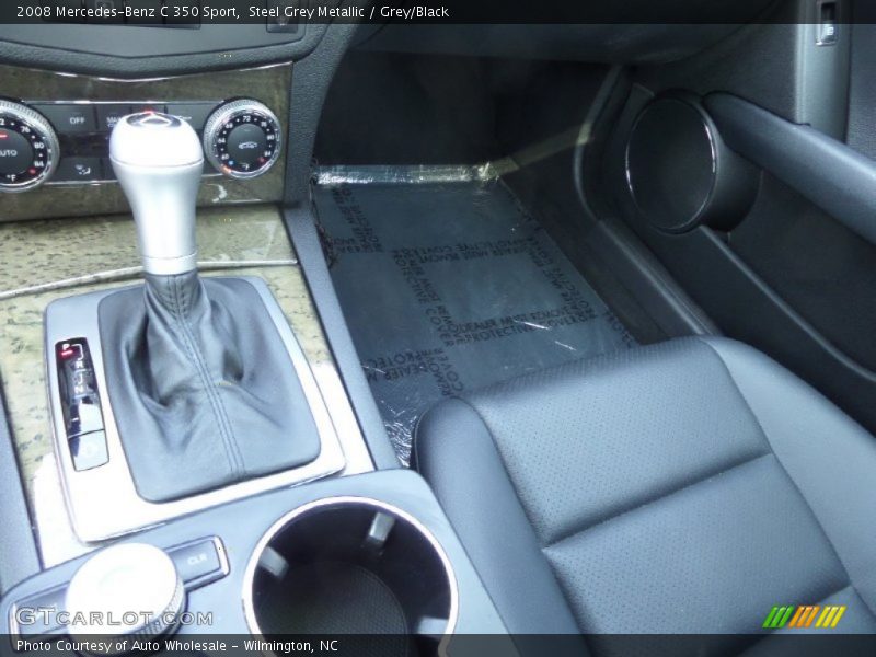 Steel Grey Metallic / Grey/Black 2008 Mercedes-Benz C 350 Sport