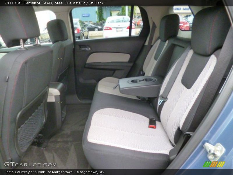 Steel Blue Metallic / Jet Black 2011 GMC Terrain SLE AWD