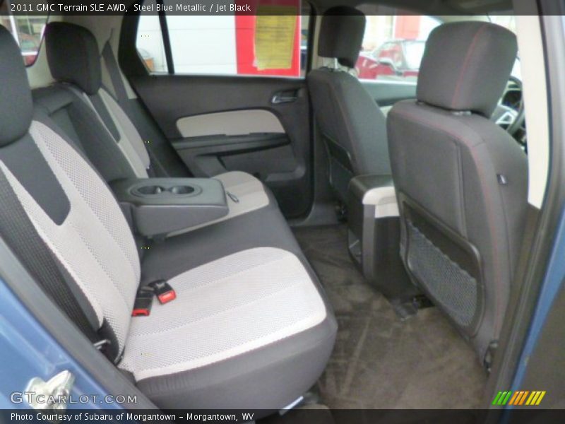 Steel Blue Metallic / Jet Black 2011 GMC Terrain SLE AWD