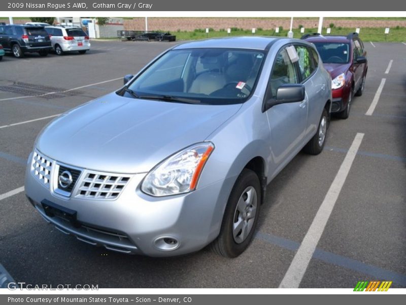 Gotham Gray / Gray 2009 Nissan Rogue S AWD