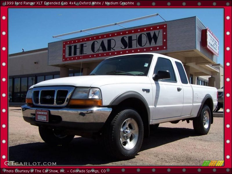 Oxford White / Medium Graphite 1999 Ford Ranger XLT Extended Cab 4x4