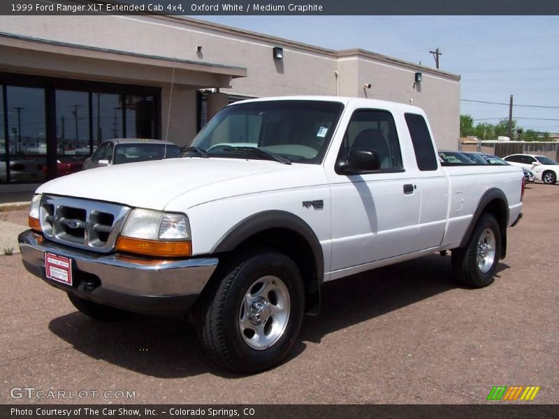 Oxford White / Medium Graphite 1999 Ford Ranger XLT Extended Cab 4x4