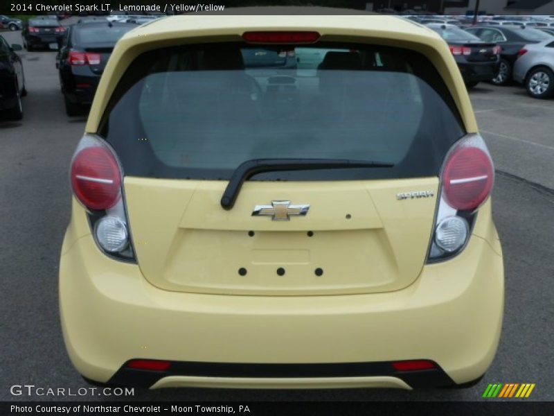 Lemonade / Yellow/Yellow 2014 Chevrolet Spark LT