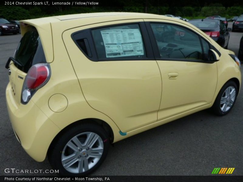 Lemonade / Yellow/Yellow 2014 Chevrolet Spark LT