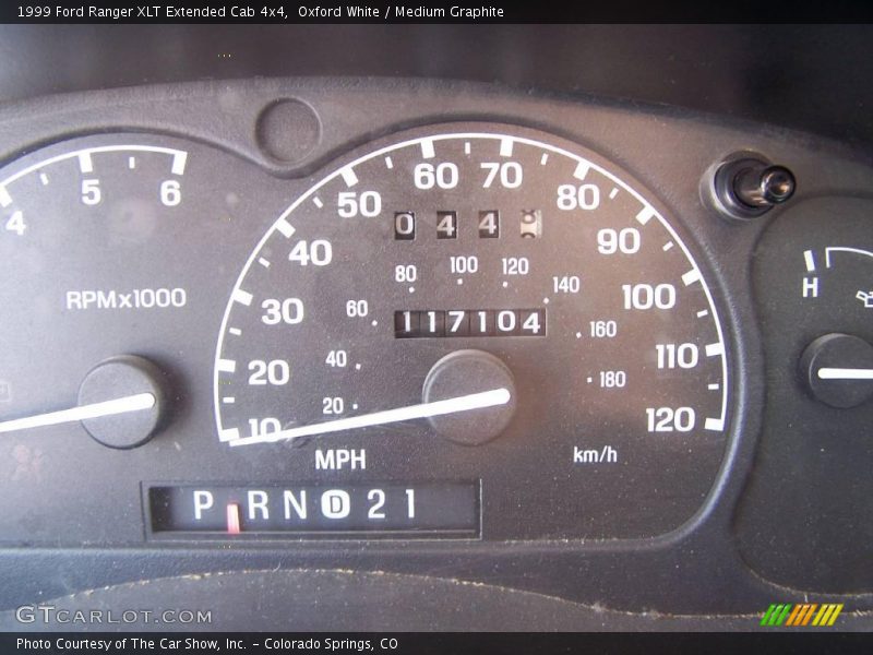 Oxford White / Medium Graphite 1999 Ford Ranger XLT Extended Cab 4x4