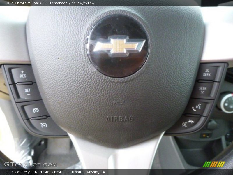 Lemonade / Yellow/Yellow 2014 Chevrolet Spark LT