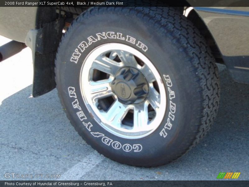 Black / Medium Dark Flint 2008 Ford Ranger XLT SuperCab 4x4