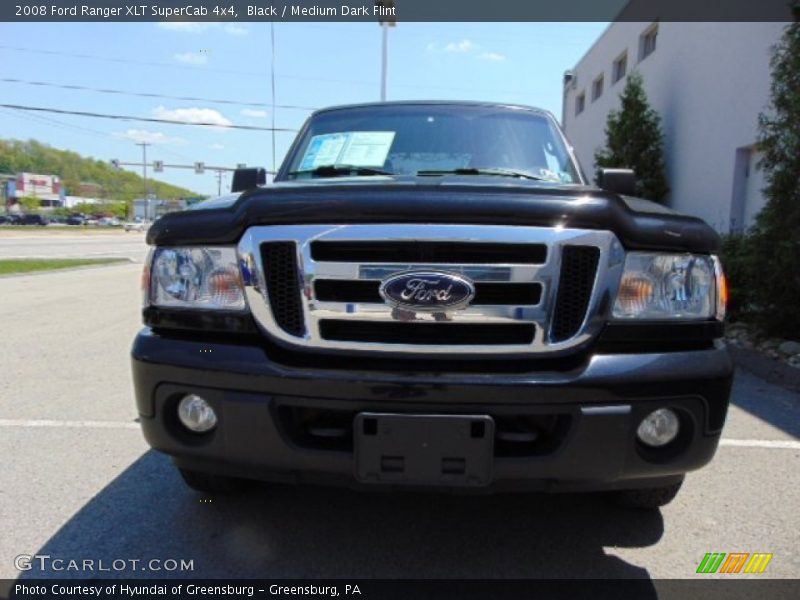 Black / Medium Dark Flint 2008 Ford Ranger XLT SuperCab 4x4