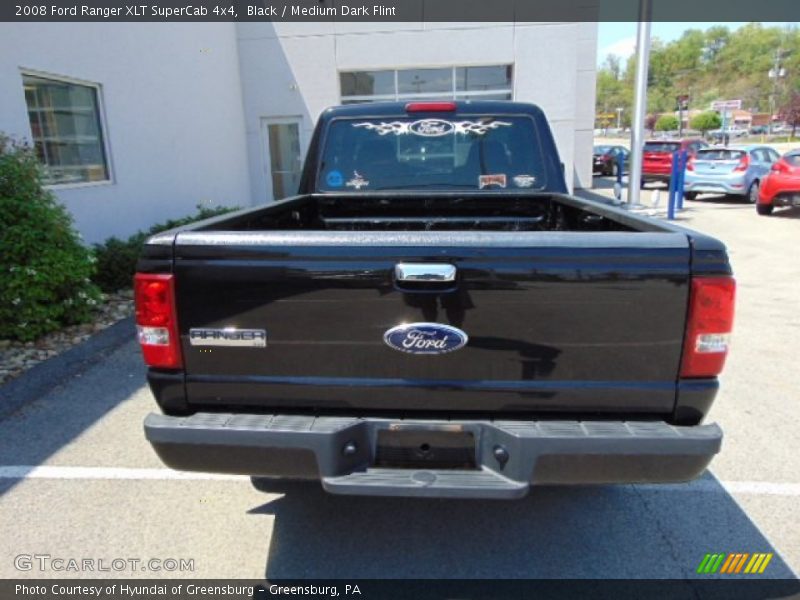 Black / Medium Dark Flint 2008 Ford Ranger XLT SuperCab 4x4