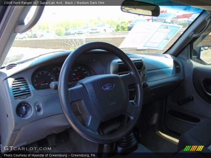 Black / Medium Dark Flint 2008 Ford Ranger XLT SuperCab 4x4