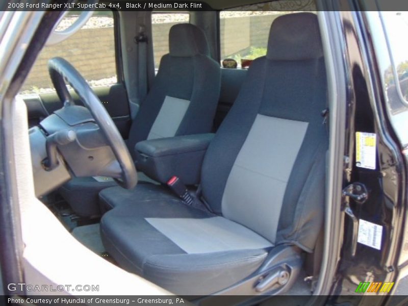 Black / Medium Dark Flint 2008 Ford Ranger XLT SuperCab 4x4