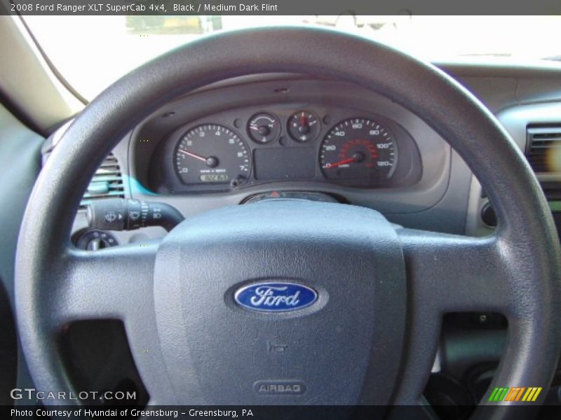 Black / Medium Dark Flint 2008 Ford Ranger XLT SuperCab 4x4
